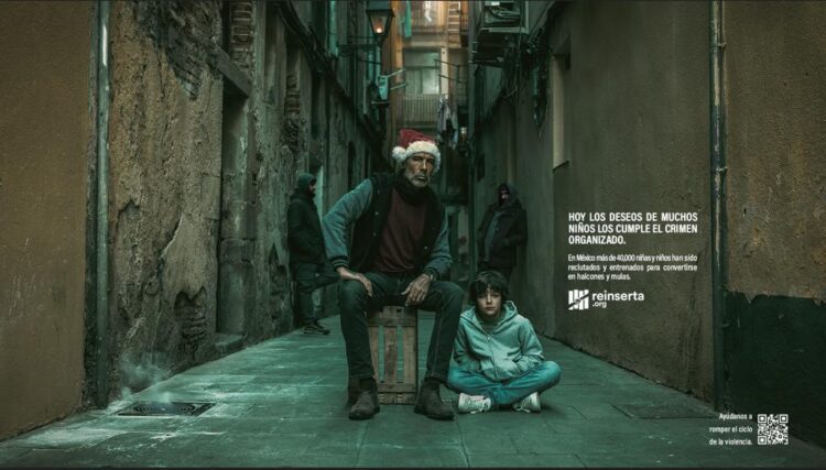 “Bad Santa”  La campaña navideña de Reinserta que llama a la acción para proteger a las infancias de la violencia del crimen organizado