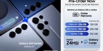 Comienza en México la preventa de la nueva serie Galaxy S25