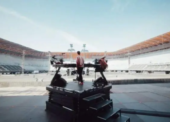 Todo listo en el Estadio GNP para el concierto de Kygo