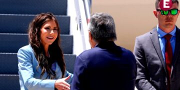 Sheinbaum se reúne con Kristi Noem, secretaria de Seguridad Nacional de EU