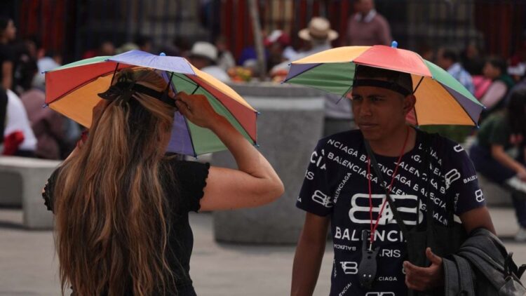 Calor, lluvia y vientos fuertes en regiones diversas del país