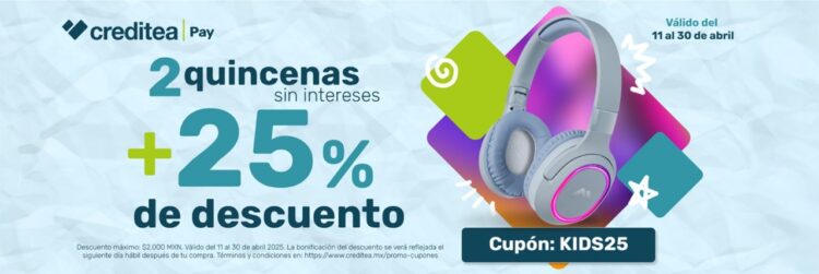 Creditea Pay lanza campaña KIDS para consentir a los pequeños con grandes regalos en el mes de las niñas y los niños