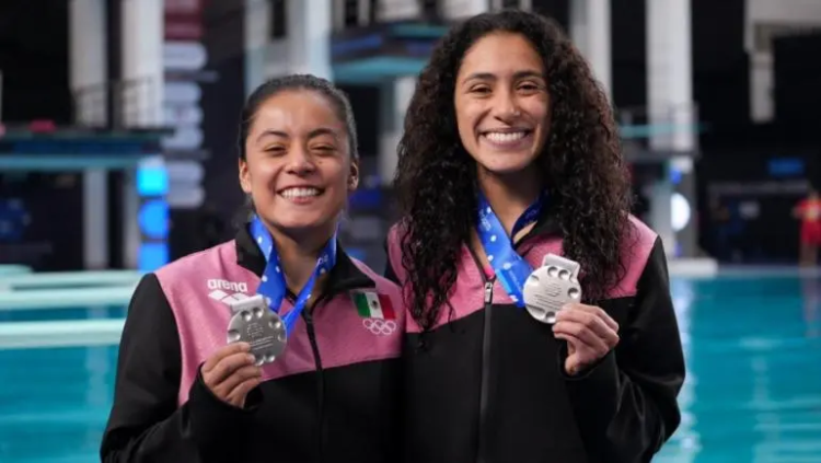 Gabriela Agúndez y Alejandra Estudillo ganan plata en el Mundial de Clavados