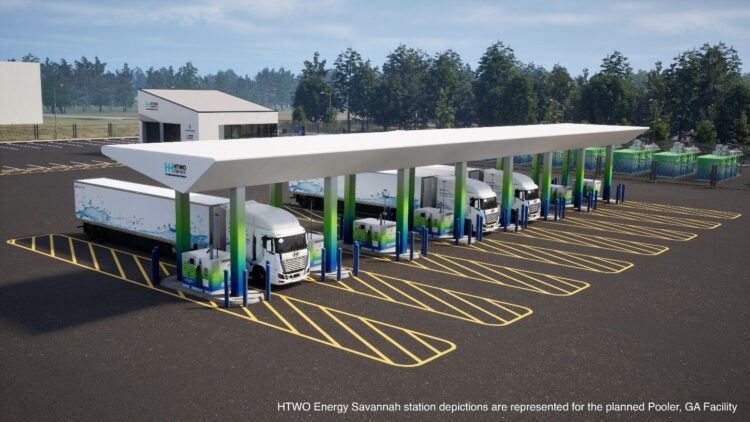 HydroFleet impulsa la revolución del hidrógeno con la colaboración de HTWO Logistics en Savannah, GA
