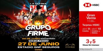 Grupo Firme anuncia una noche más en el Estadio GNP Seguros