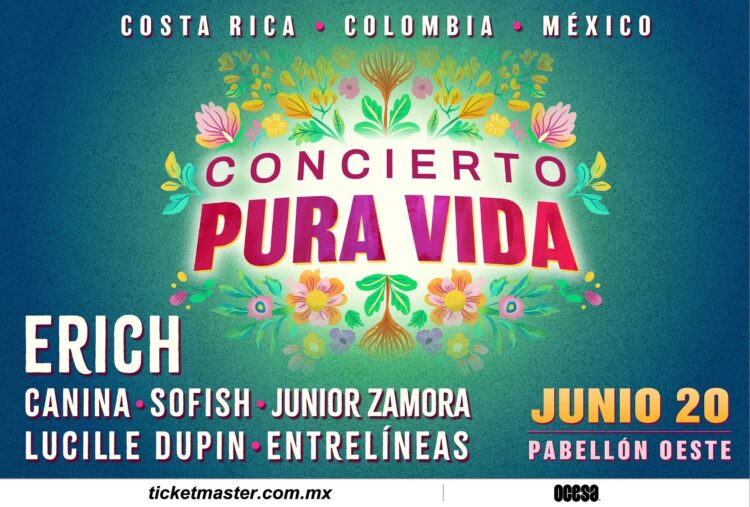 Ven a disfrutar de una noche llena de talento latino en el Concierto Pura Vida