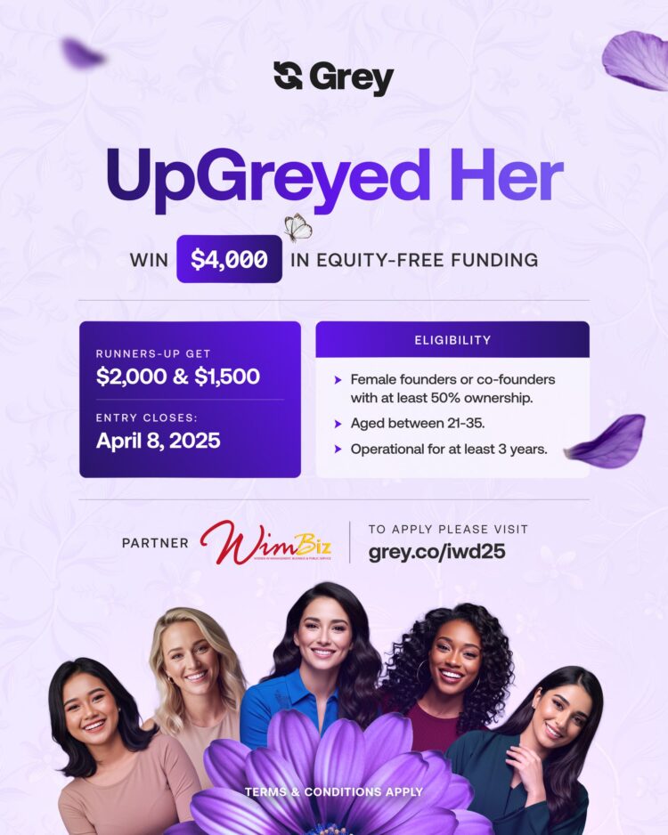 Grey otorga 9500 dólares a mujeres empresarias de Brasil y Nigeria a través de UpGreyed Her 2025