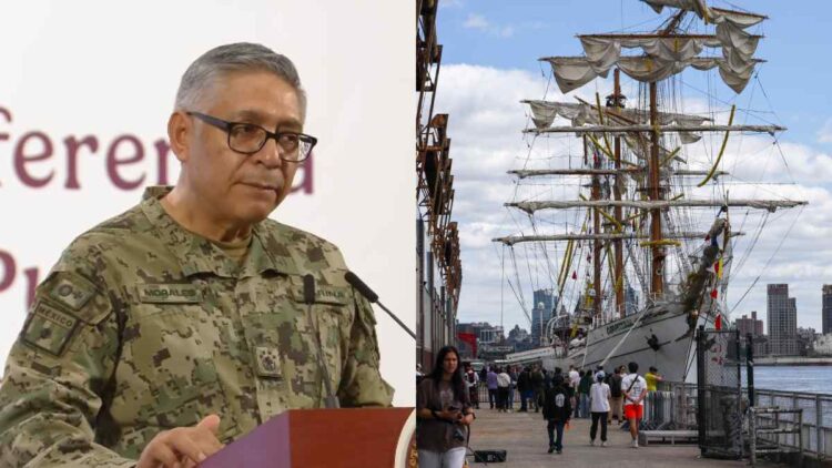 Piloto de EE. UU. guiaba al buque Cuauhtémoc durante accidente: SEMAR