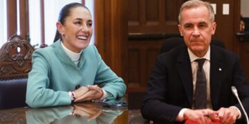 Sheinbaum y primer ministro de Canadá dialogan sobre economía