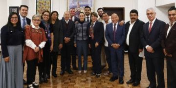 Alcalde Isaac Montoya se reúne con Claudia Sheinbaum y Delfina Gómez