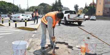 Atiende Brigada Urbana del Centro Histórico en el Bulevar 5 de Mayo