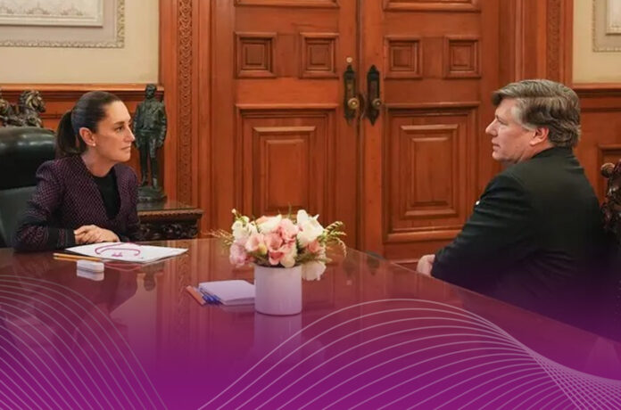 Sheinbaum se reúne con Christopher Landau para fortalecer la relación México-EU