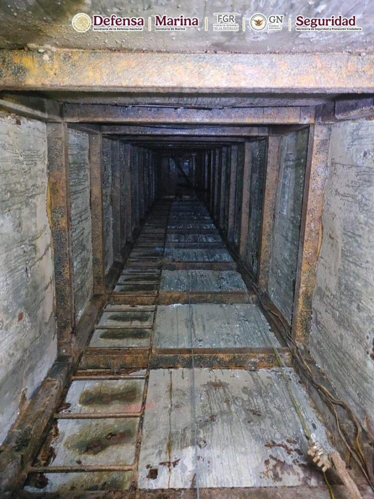 Hallan narcotúnel de 600 metros de largo en Tijuana: conecta a México con EU