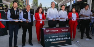 Inaugura Pepe Chedraui techado escolar en la Primaria Club de Leones