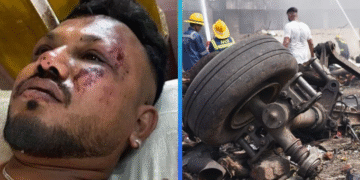 Sobreviviente del accidente de Air India sale caminando tras desplome