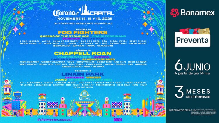 Corona Capital sale de gira por México en el centenario de la cerveza Corona