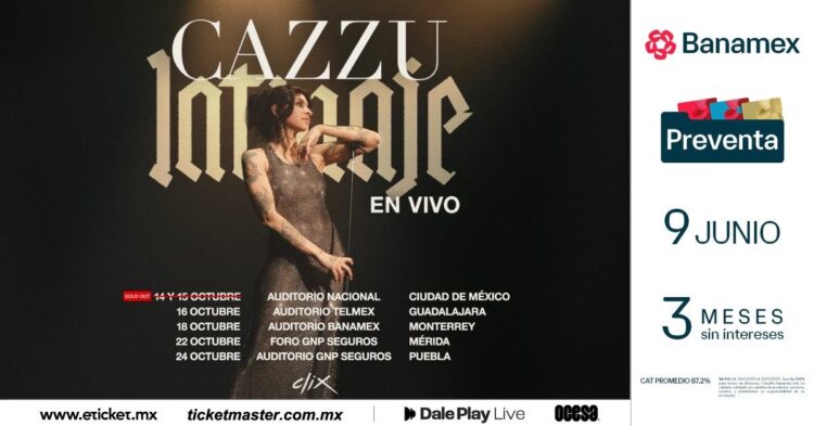 Cazzu extiende su gira por México