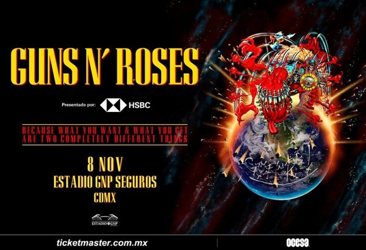 LAS LEYENDAS DEL ROCK AND ROLL GUNS N’ ROSES ANUNCIAN 2ª ETAPA DE SU GIRA 2025