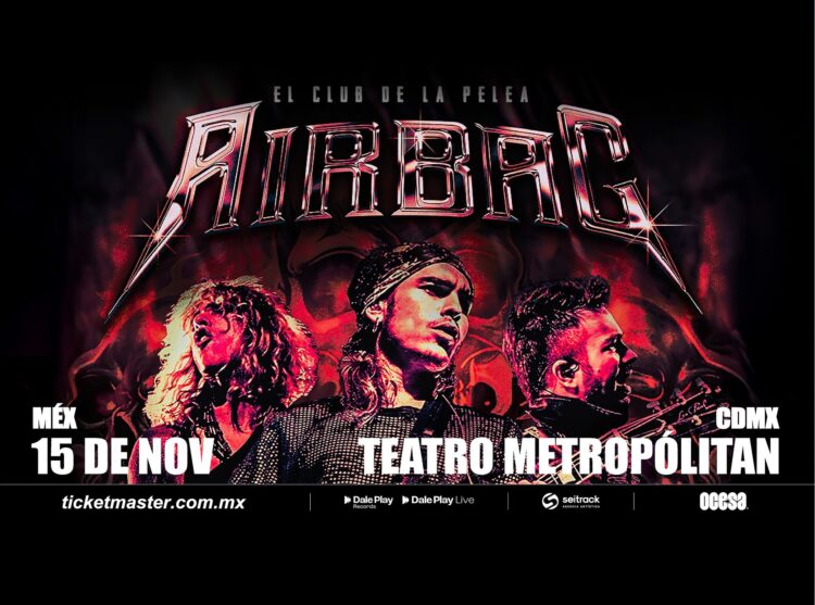 Airbag llegará a la Ciudad de México con su gira «El Club de la Pelea»