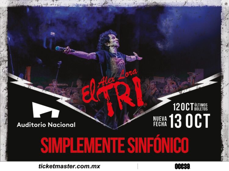 El Tri confirma nueva fecha de su show Simplemente Sinfónico en el Auditorio Nacional