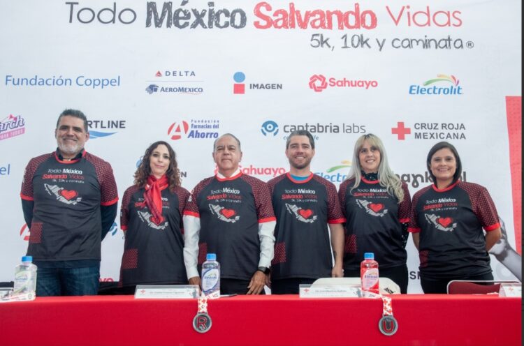 Convoca Cruz Roja mexicana a todo el país a correr con causa en la 6ª edición de la carrera “Todo México salvando vidas”