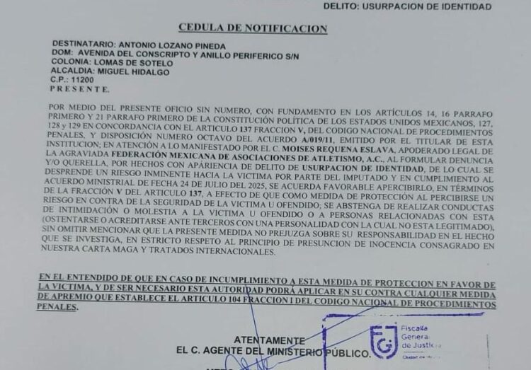 Inicia “Cacería” contra Defraudadores de Atletismo Mexicano