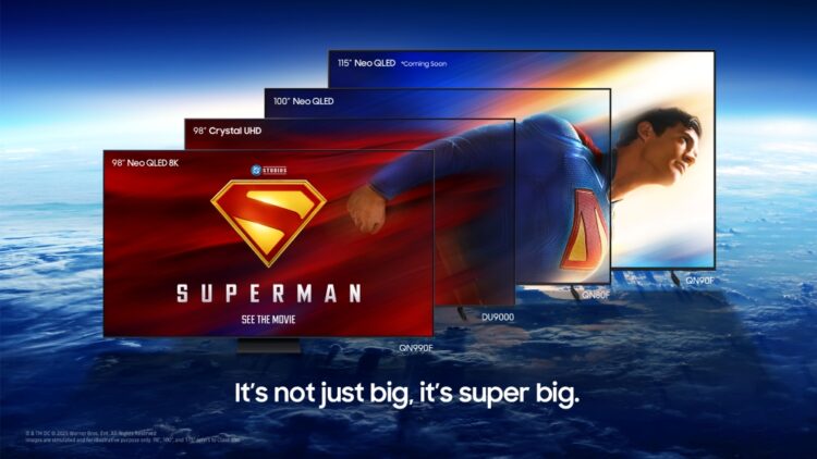 Samsung se asocia con Warner Bros. y DC Studios para ofrecer una experiencia de Superman “supergrande”