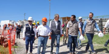 Supervisa Pepe Chedraui construcción del Bachillerato Tecnológico BUAP