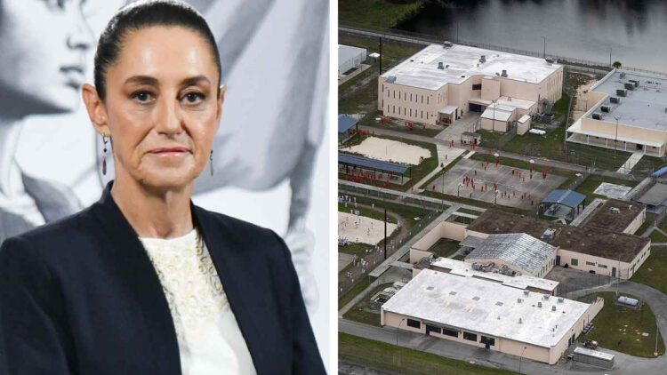 Sheinbaum confirma a 30 mexicanos detenidos en “Alligator Alcatraz”