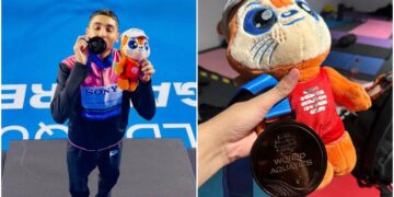 Diego Villalobos gana bronce en el Mundial de Natación 2025