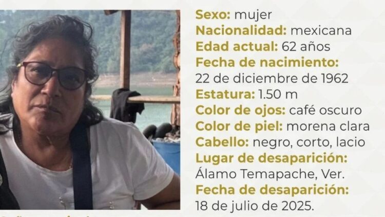 Hallan muerta a Irma Hernández, maestra y taxista de 62 años que fue secuestrada en Veracruz