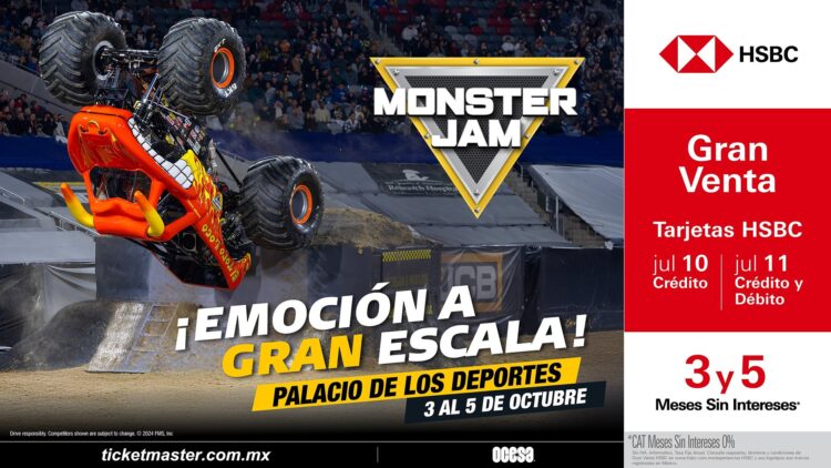 ¡Rugirán los motores! Monster Jam desata su poder en la CDMX