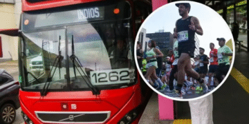 Metrobús ajustará rutas por el Medio Maratón de la CDMX este domingo
