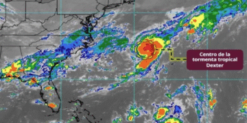 Se forma la tormenta tropical Dexter en el Atlántico