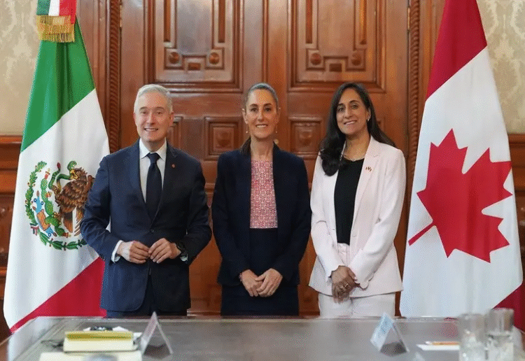 Sheinbaum se reúne con ministros canadienses para fortalecer relación
