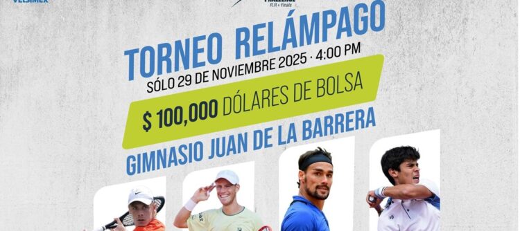 Tenis de clase mundial: el mexicano Rodrigo Pacheco enfrentará a Schwartzman, Fognini y Shapovalov en el “Chaca Chaca Challenge 2025”