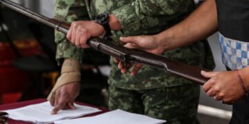 Rosa Icela destaca cambio de 5 mil 87 armas por programa de desarme voluntario