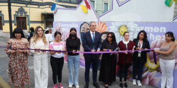 Gobierno de la Ciudad dedica mural a mujeres sobrevivientes de violencia ácida