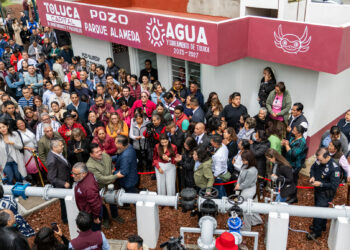 Entrega Ricardo Moreno pozo parque Alameda para abastecer a más de 12 mil habitantes