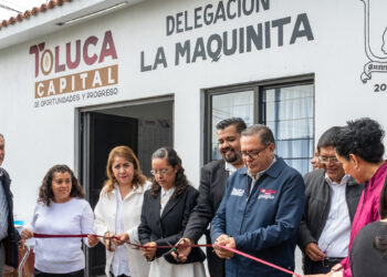 Inaugura Ricardo Moreno primer edificio delegacional en La Maquinita