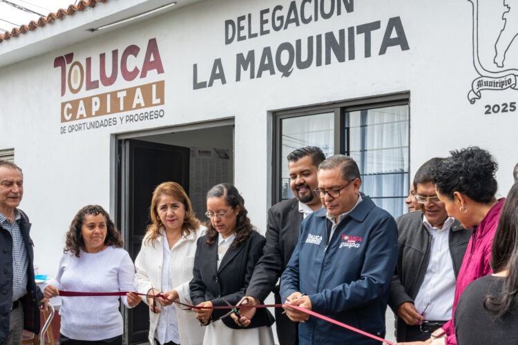 Inaugura Ricardo Moreno primer edificio delegacional en La Maquinita