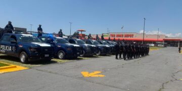 Refuerzan seguridad en Zona Norte de Toluca con Operativo Rastrillo