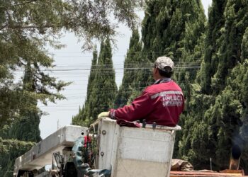Mejora Gobierno municipal alumbrado de calles en San Mateo Oxtotitlán en beneficio de los residentes