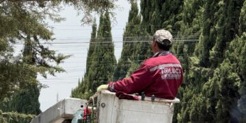 Mejora Gobierno municipal alumbrado de calles en San Mateo Oxtotitlán en beneficio de los residentes