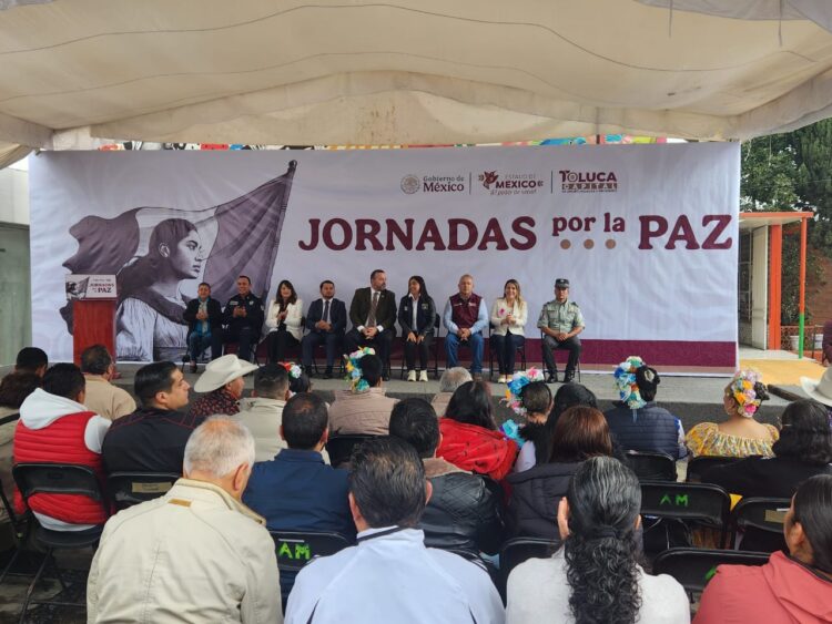Llega Jornada por la Paz al Mercado Morelos de Toluca