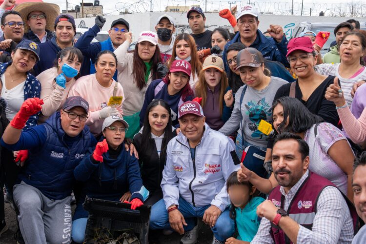 Suman esfuerzos Gobierno de Toluca y CONAGUA para limpiar río Lerma en favor de los habitantes