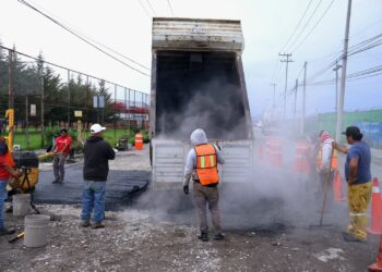 Avanza bacheo en Toluca para recuperar las calles en beneficio de las familias