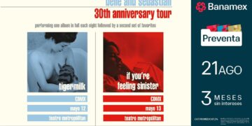 Belle and Sebastian: los pioneros del indie pop regresan a Ciudad de México para interpretar en su totalidad, dos de sus discos más emblemáticos