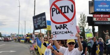 Anchorage (Alaska) le niega la bienvenida a Putin: «es un criminal de guerra»