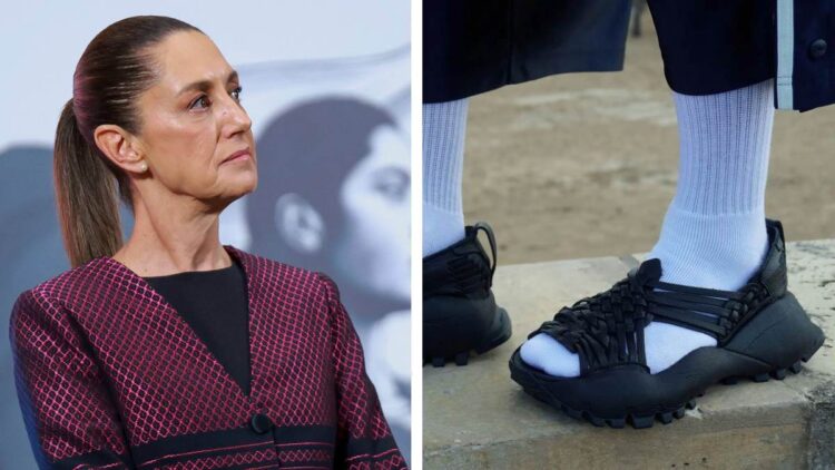 Sheinbaum: “Fue apropiación cultural indebida” de huaraches de Yalalag por Adidas